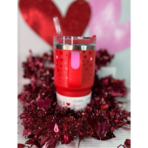 Stanley Target Exclusive Valentine’s Day 2025 Ruby Hearts 20oz H2O Tumbler - Picture 5 of 12